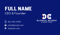 Static Motion Letter DC Business Card