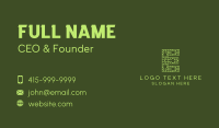 Ceramic Tile Pattern Business Card Design