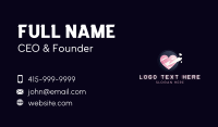 Lovely Adorable Heart Business Card