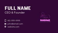 Alluring Naked Female Business Card