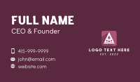 Tech App Letter A Business Card Design