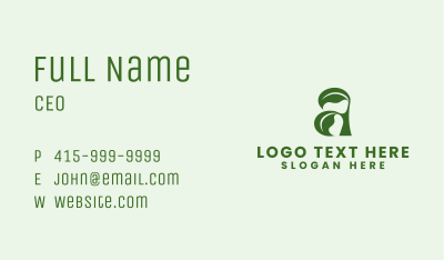 Eco Leaf Landscaping Business Card