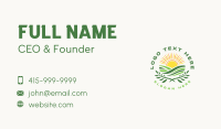 Landscape Farming Agriculture Business Card Design