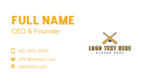 Baseball Business Card example 3