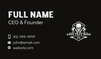 Skull Axe Weapon Business Card