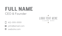 Professional Business Card example 1