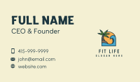 Tropical Beach Island Business Card