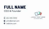 Digital Book Pages Business Card