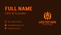 Tiger Head Business Card example 3