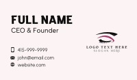 Eyeshadow Business Card example 2