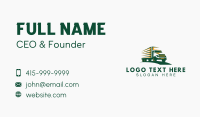 Transport Truck Forwarding Business Card Design