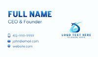 Logistics Freight Plane Business Card Design