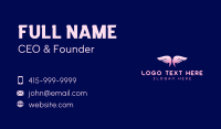 Angelic Holistic Wings Business Card