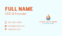 Ice Fire Hvac Business Card