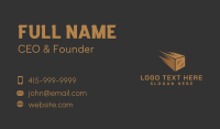 Fast Crate Logistics Business Card Design