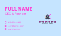 Graffiti Artist Mascot Business Card