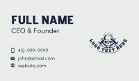 Skull Axe Weapon Business Card