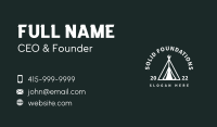 Camper Business Card example 1