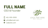 Leaf Gardening Plant  Business Card