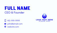 Pool Cleaner Business Card example 2