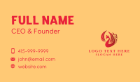 Mythical Phoenix Wings Business Card Design