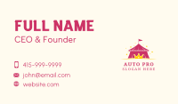 Crown Carnival Tent Business Card