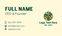 Sustainable Eco Hands  Business Card Design