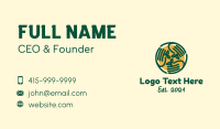 Sustainable Eco Hands  Business Card