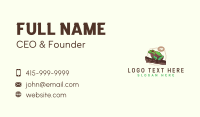 North Carolina Frog Business Card