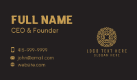 Woven Fabric Textile Business Card