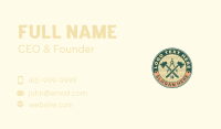 Home Builder Carpentry Business Card