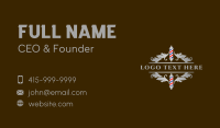 Royal Ornate Barbershop Business Card