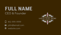 Royal Ornate Barbershop Business Card Design