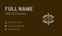 Royal Ornate Barbershop Business Card Design