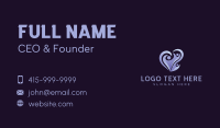 Family Parenting Charity Business Card Design