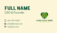 Mental Health Leaf Business Card