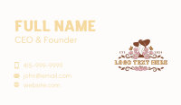 Floral Woman Fashion Business Card Design