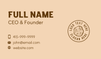 Lumberjack Vintage Woodwork Business Card Design