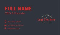 Tavern Business Card example 3