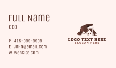 House Hammer Contractor Business Card