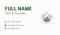Land Business Card example 1