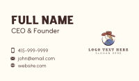 Cowgirl Sheriff Fashion Business Card