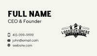 Barber Razor Haircut Business Card