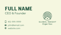 Green Tree House  Business Card