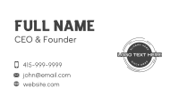 Modern Apparel Brand Business Card