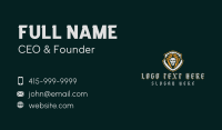 Fierce Lion Badge Business Card