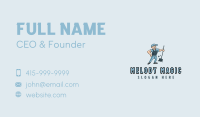 Broomstick Janitor Cleaner Business Card