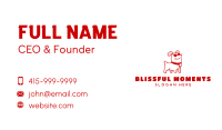 Cool Pet Dog Business Card Image Preview