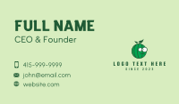 Watermelon Fruit Mascot  Business Card Design