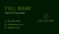 Eco Nature Gardening Business Card